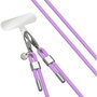 Voir la diapositive 1 : FORCE CASE Bandoulière Cordon violet détails Silver