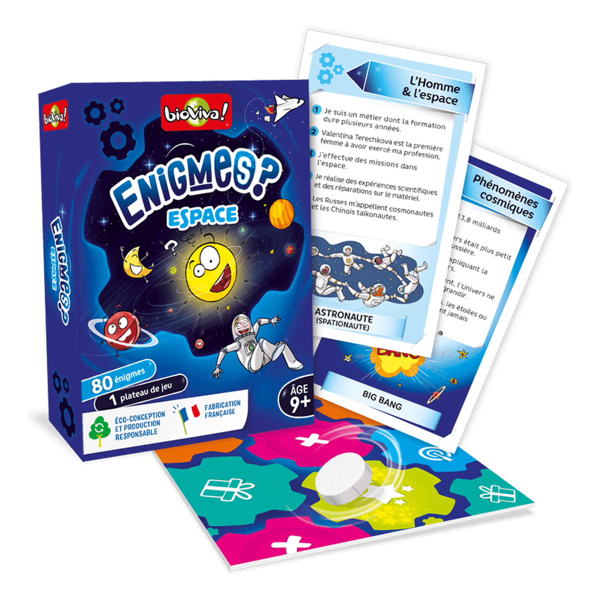 Voir la diapositive 2 : Bioviva Jeu de cartes Bioviva Enigmes Espace