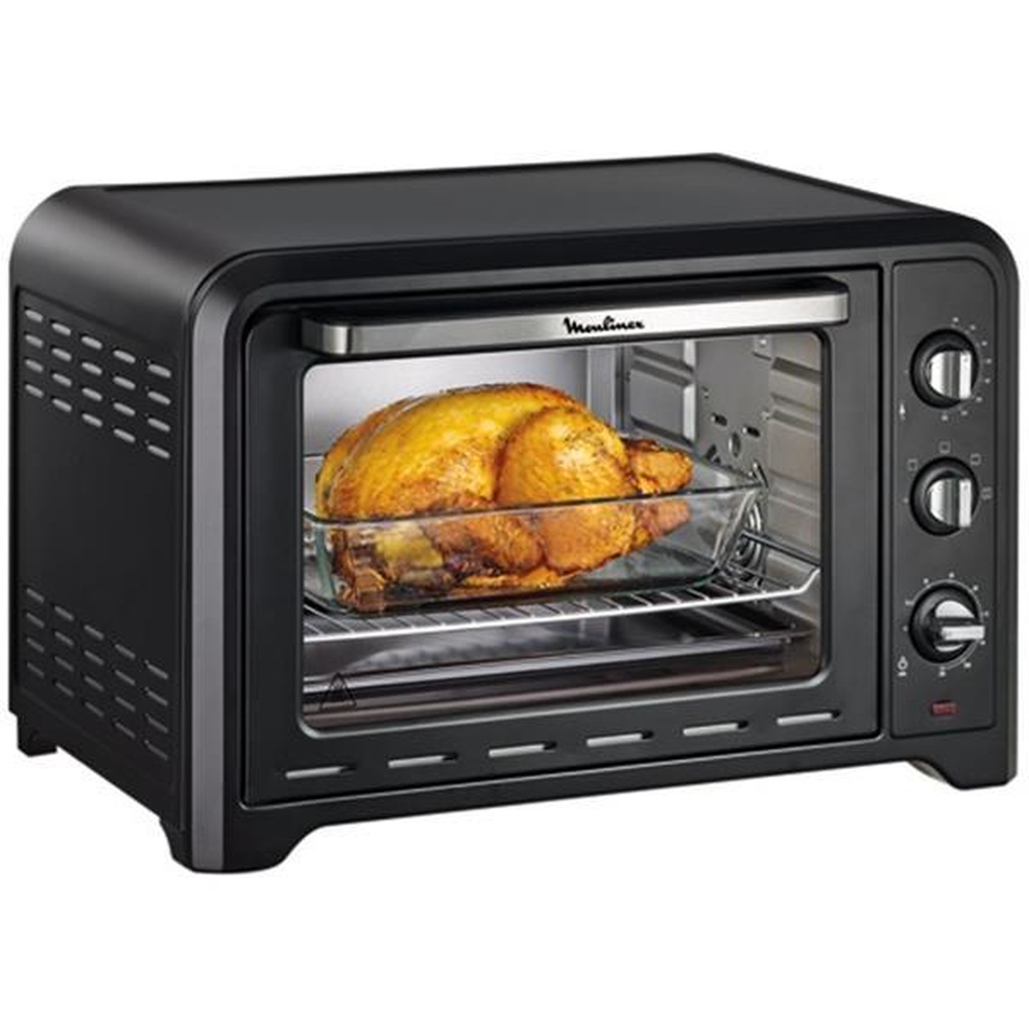 MOULINEX Four multifonction chaleur tournante 39l 2000w noir - OX484810
