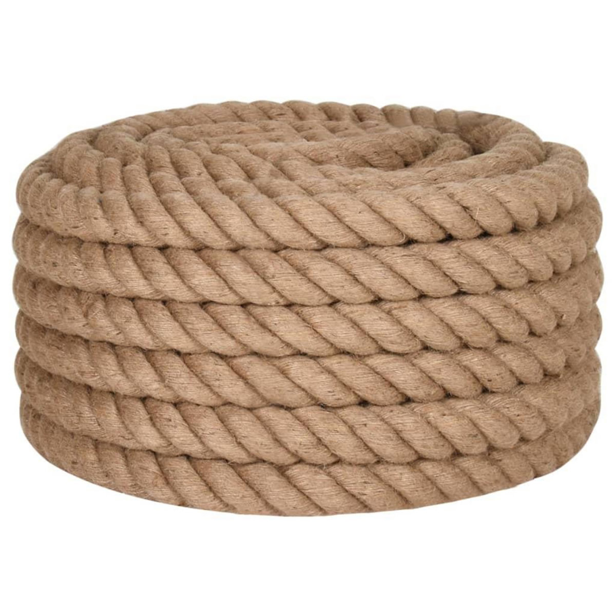 VIDAXL Corde de jute 25 m de long 30 mm d'epaisseur