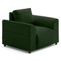 Voir la diapositive 1 : LISA DESIGN Camelia - fauteuil avec poche en velours