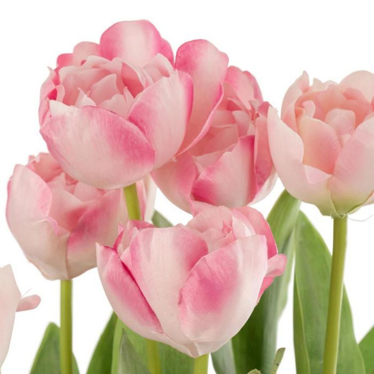 Paris Prix Plante Artificielle en Pot  Tulipes  46cm Rose