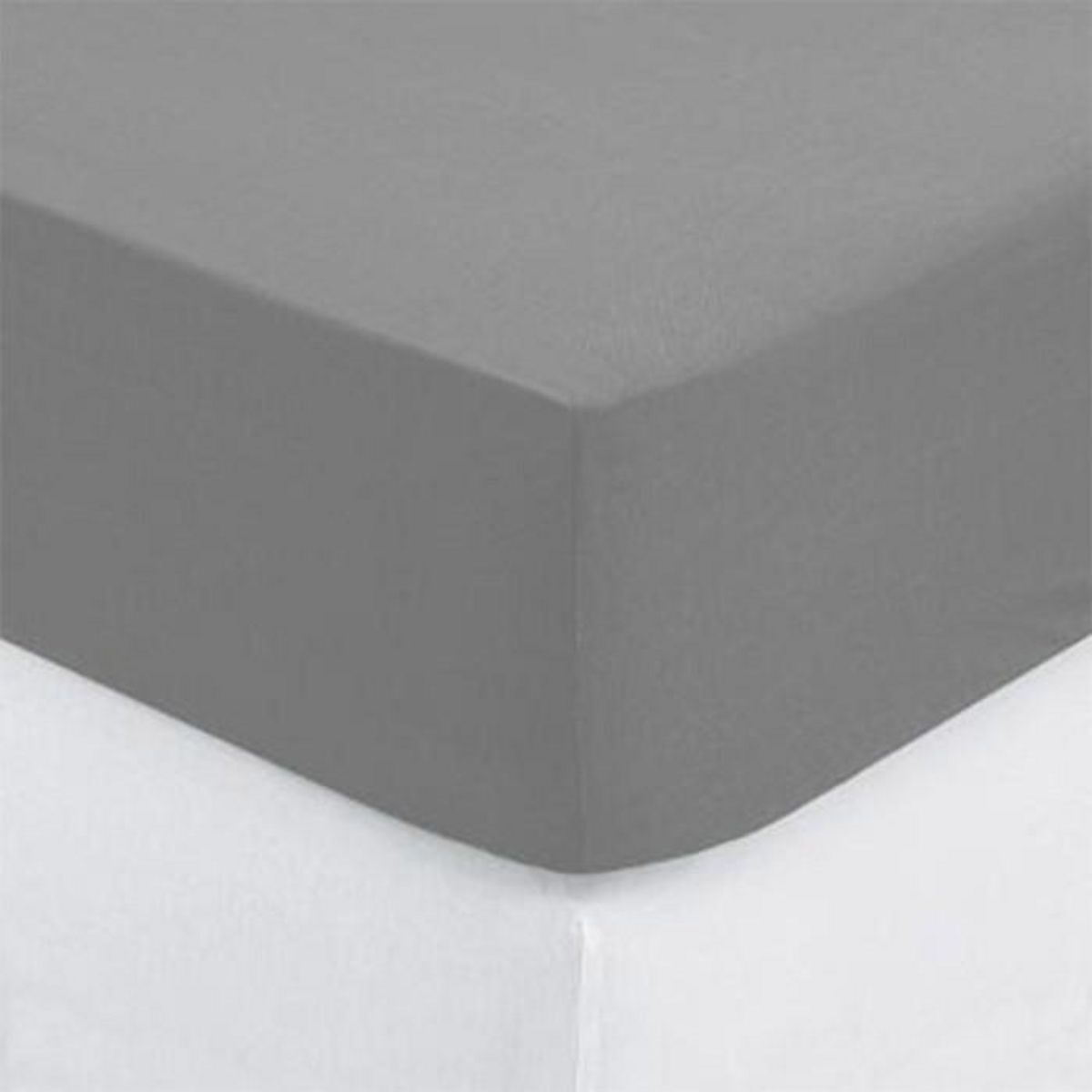 ATMOSPHERA Drap Housse  Intérieur  90x190cm Gris