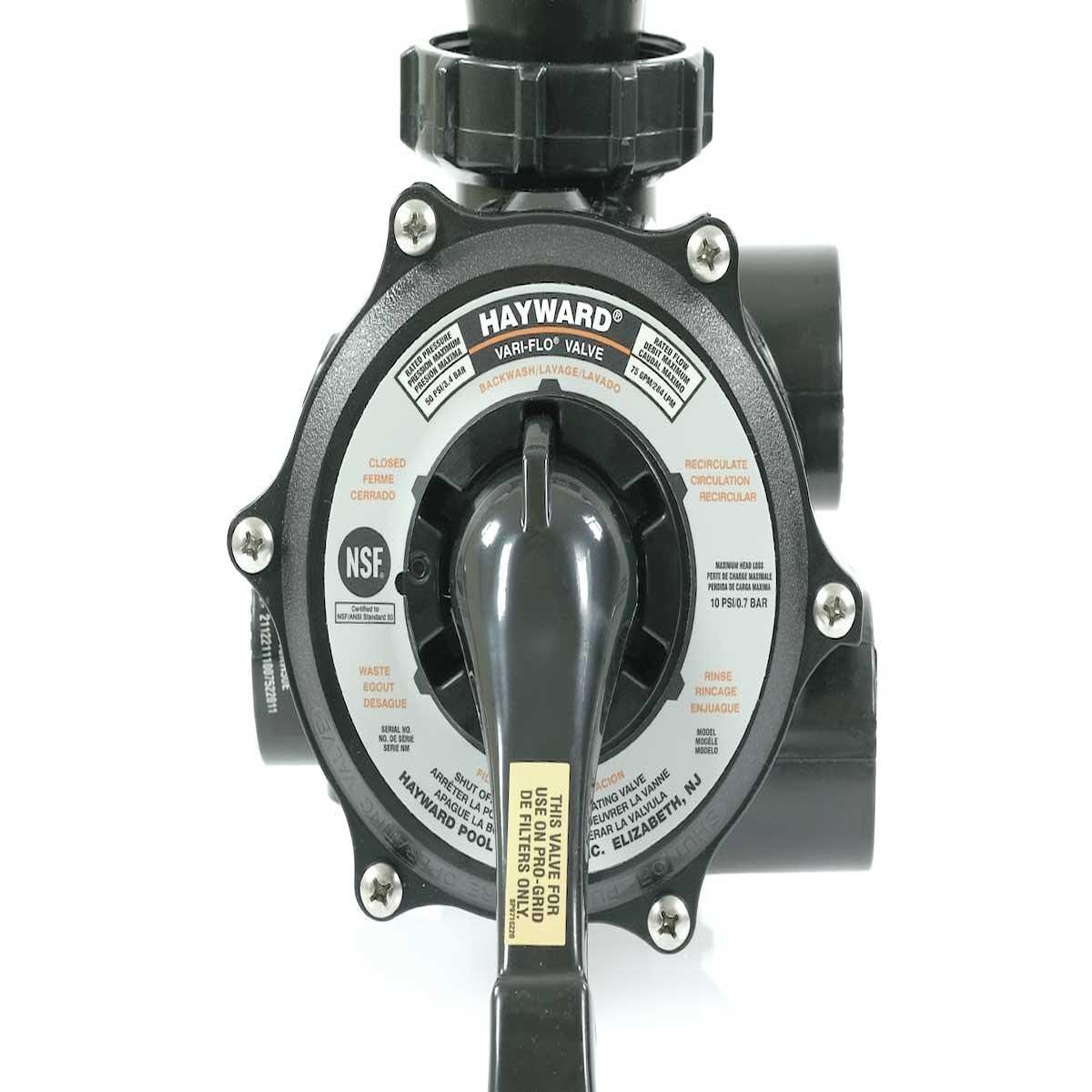 Voir la diapositive 3 : Hayward Vanne multivoies 1 - sp0710xr50e