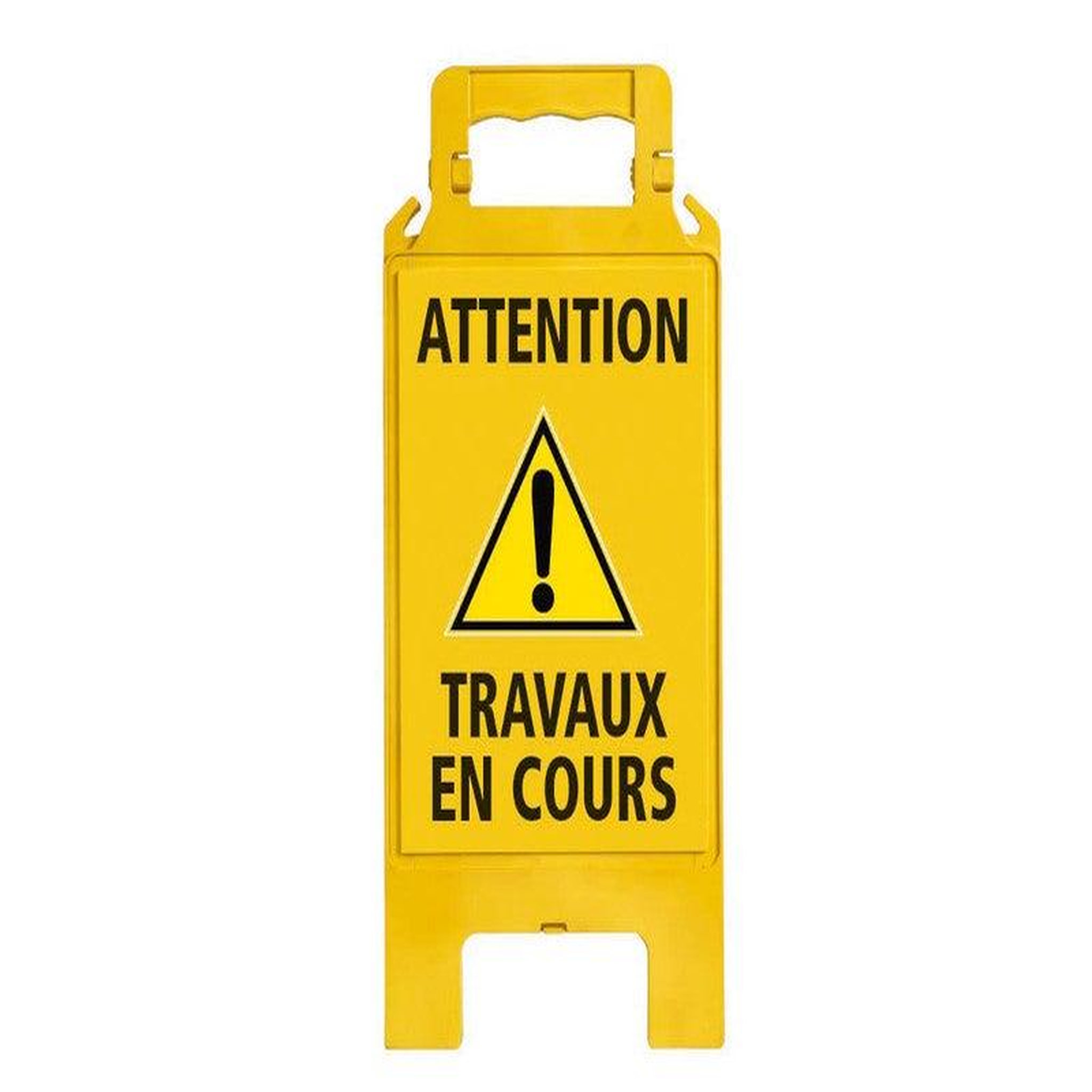 NOVAP Chevalet Attention Travaux En Cours En Polypropylène