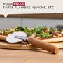 Voir la diapositive 6 : Fackelmann Roulette à pizza manche en bois 31 cm Fackelmann Pizza & Pasta