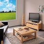 Voir la diapositive 1 : Meuble TV + table basse NATHAN chêne