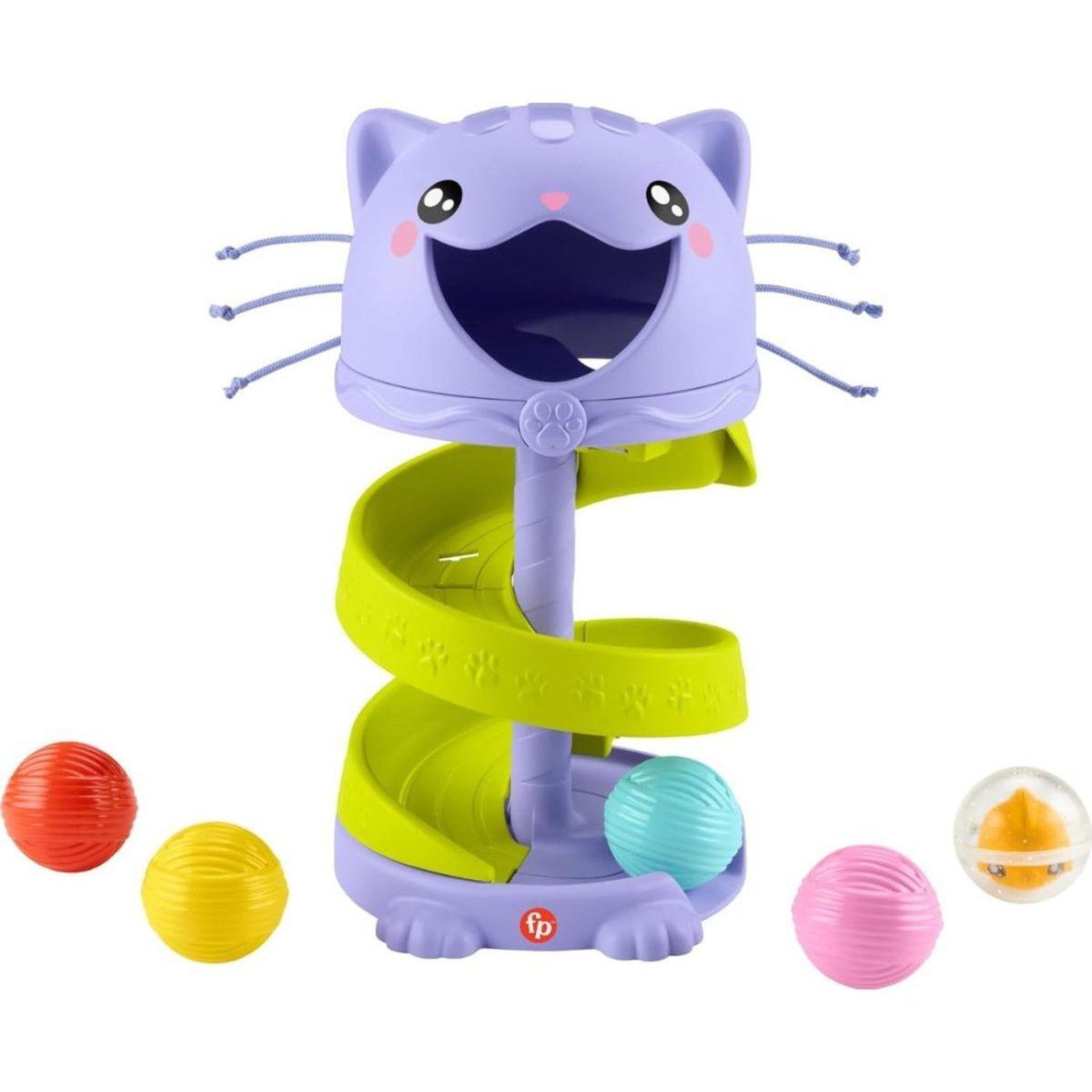 FISHER PRICE Jouet d'éveil fisher-price htw92 pets - tour à balles chat