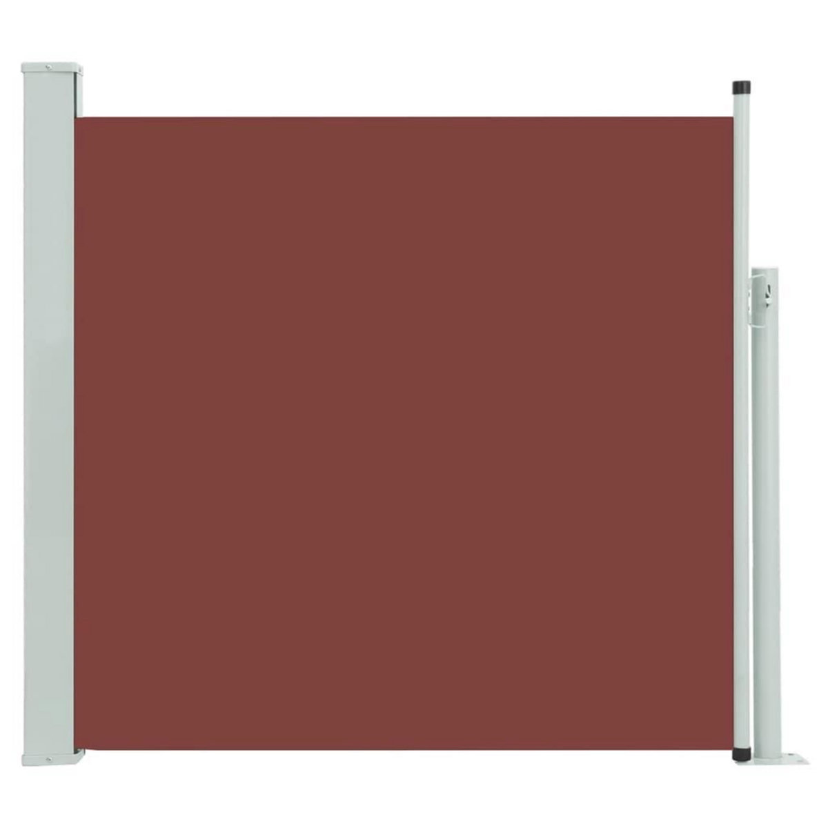 VIDAXL Auvent lateral retractable de patio 170x300 cm Marron