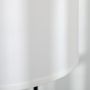 Voir la diapositive 5 : HOMCOM Lampadaire design néo-rétro max. 40 W 163H cm abat-jour circulaire aspect lin blanc piètement structure acier noir