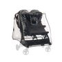 Voir la diapositive 7 : HAUCK Poussette double Uptown Duo Noir + Habillage pluie pour poussette Pushchair Raincover Duo