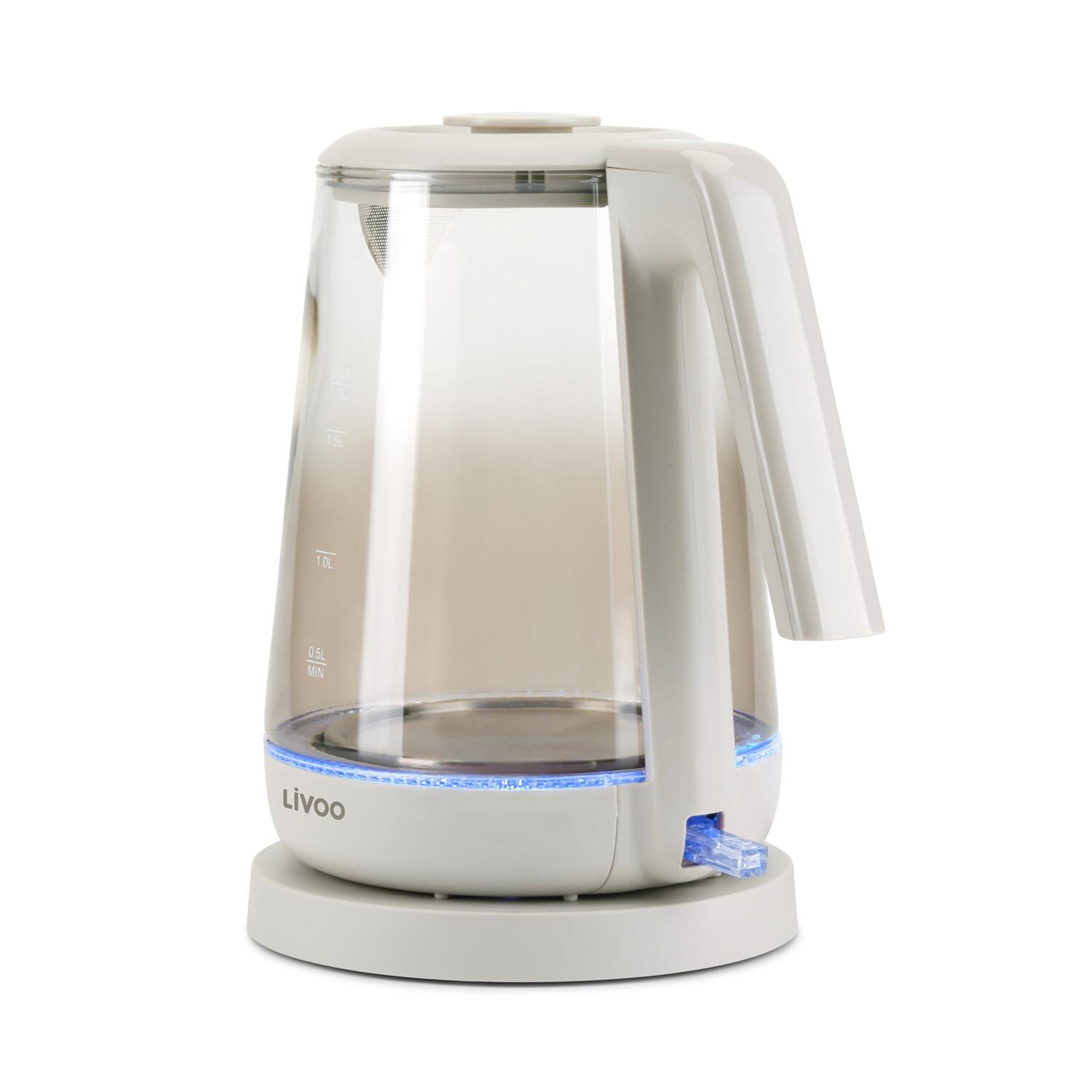 Voir la diapositive 3 : LIVOO Bouilloire sans fil 1.7l 220w verre - dod216g