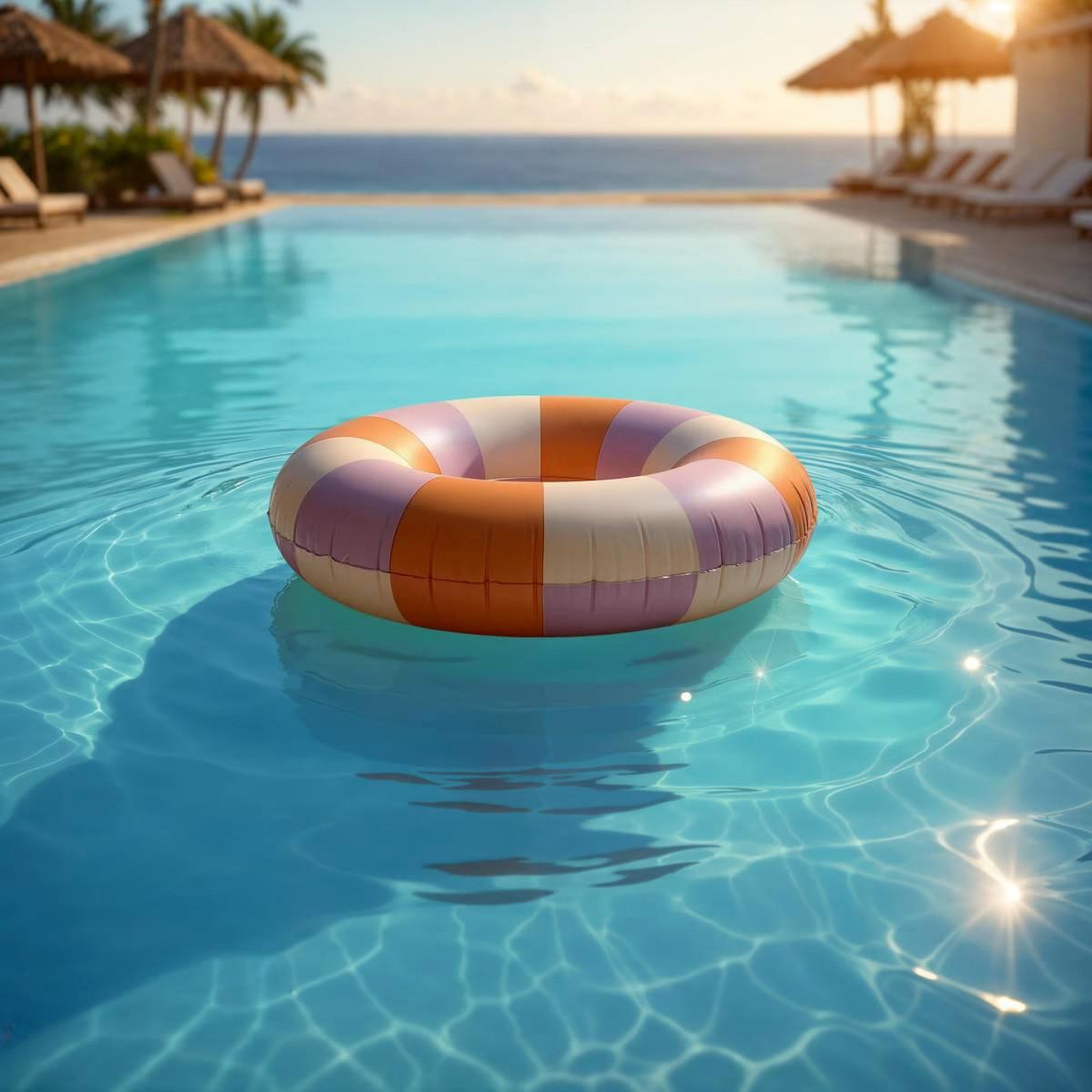 Voir la diapositive 5 : FIVE Bouée gonflable  poolside  106cm multicolore