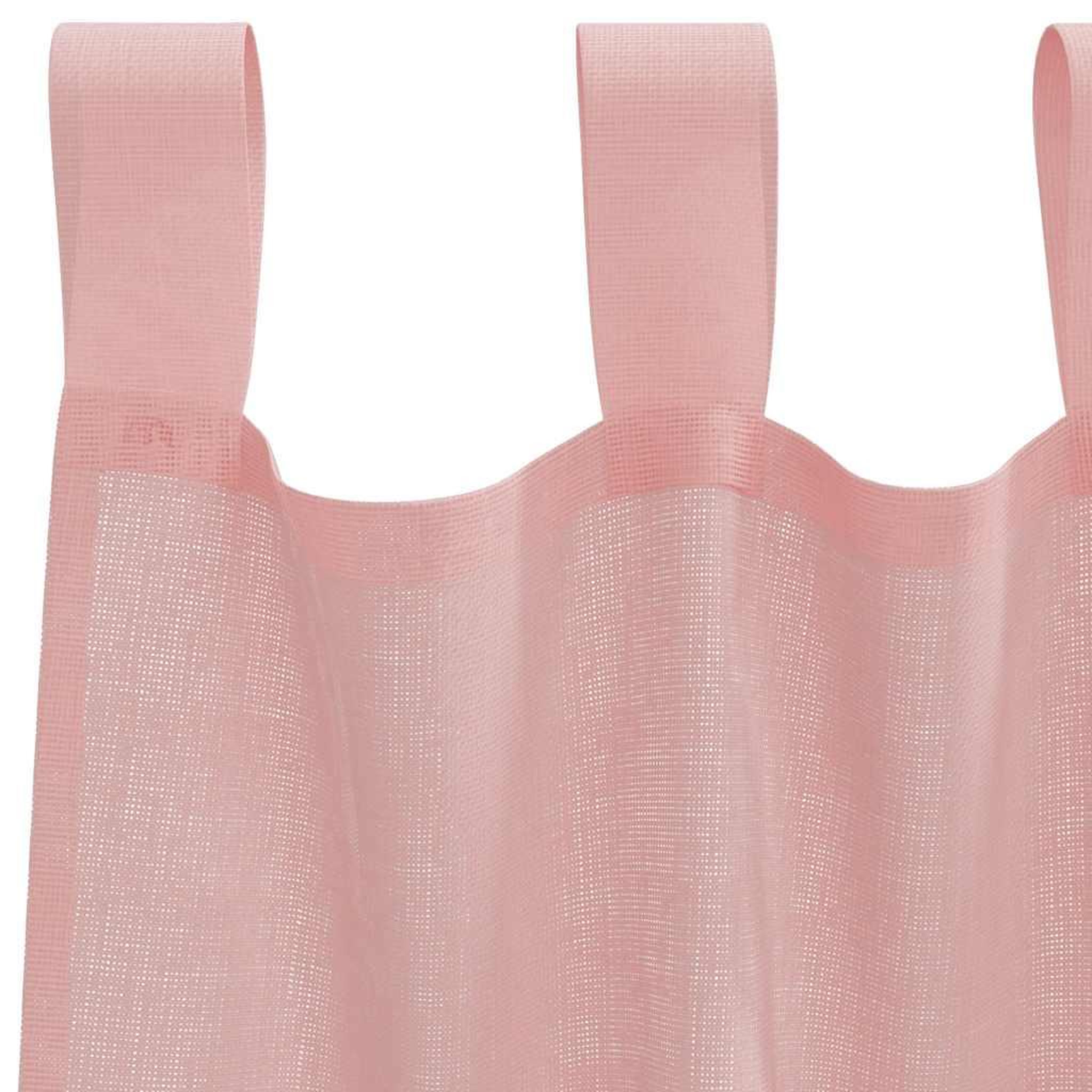 Voir la diapositive 5 : VIDAXL Rideaux en voile avec passe-tringles 2 pcs rose