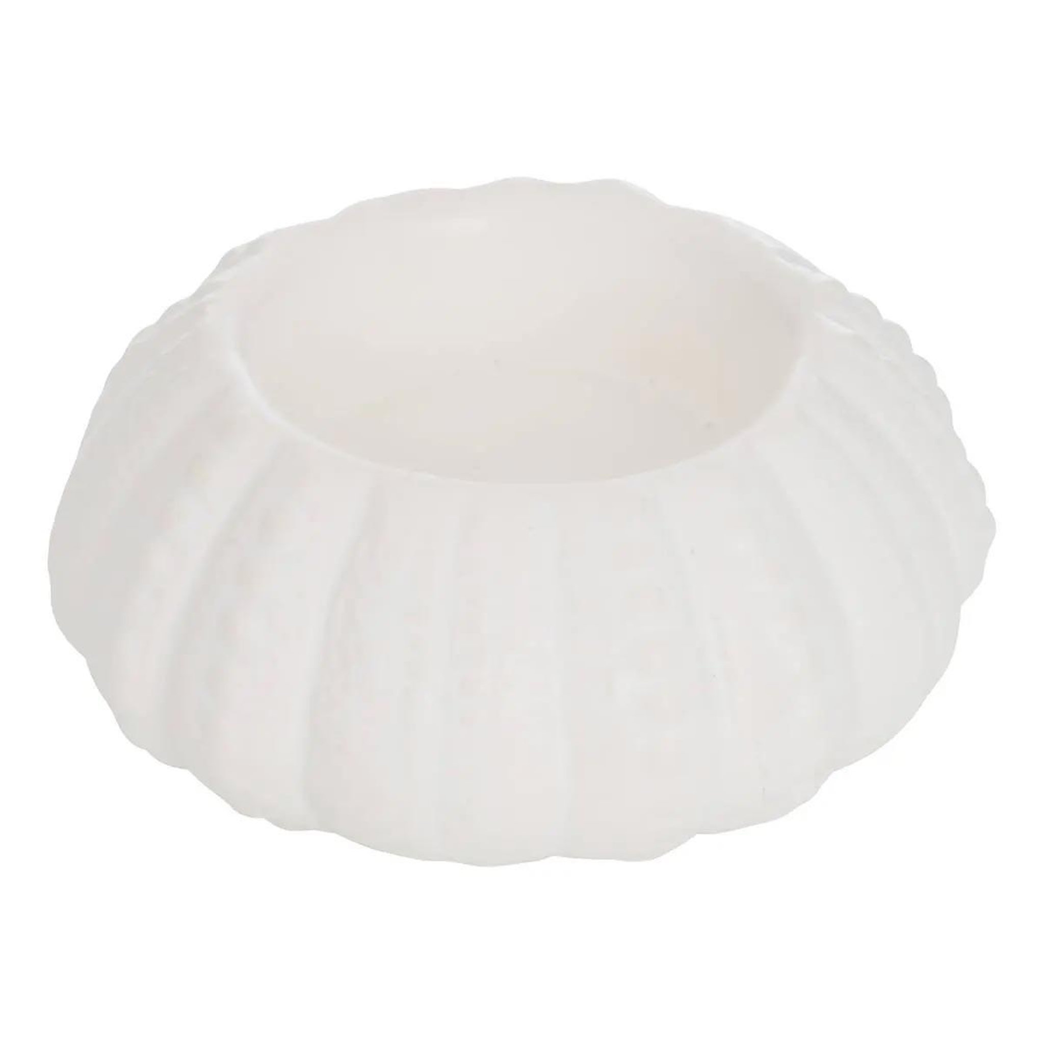ATMOSPHERA Photophore en Céramique  Océania  8cm Blanc