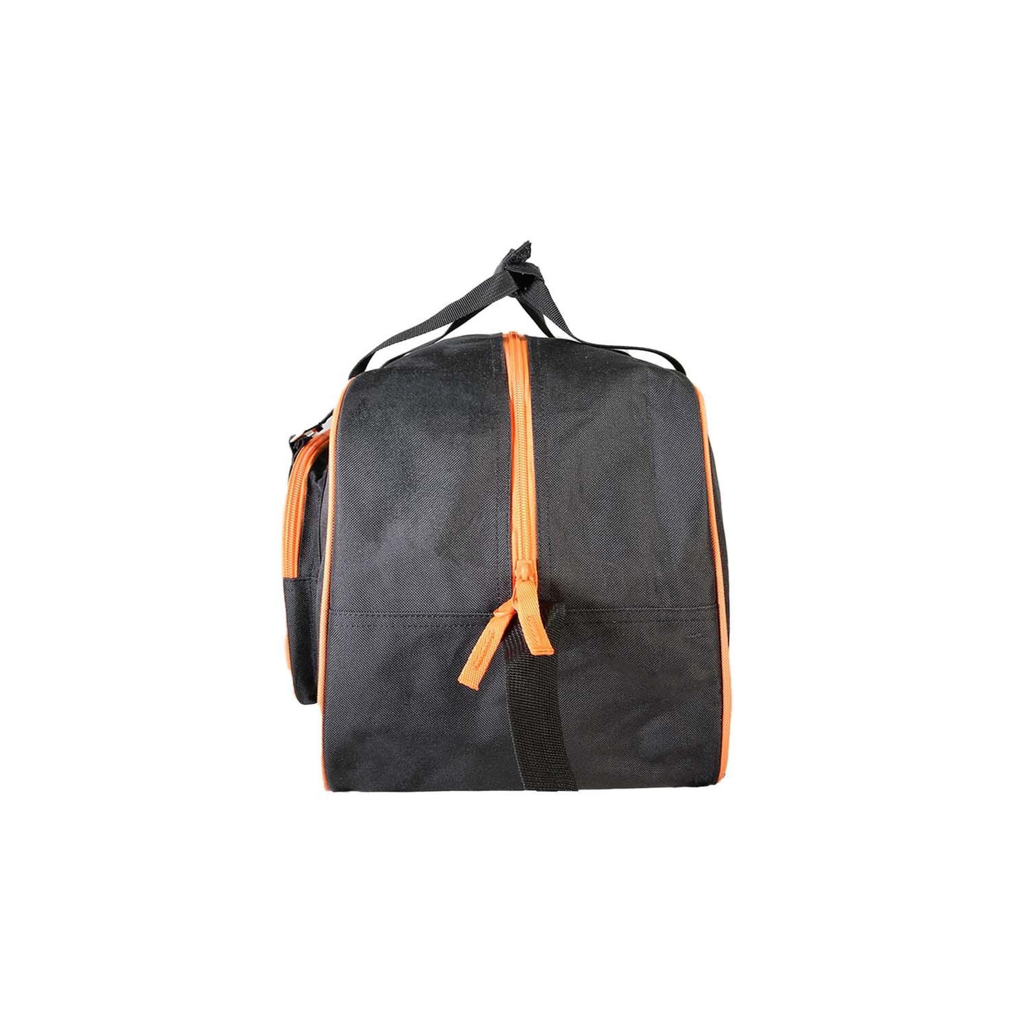 Voir la diapositive 3 : Bagtrotter NBA - Sac de sport enfant - Noir / Orange - Garçon - 1 compartiment