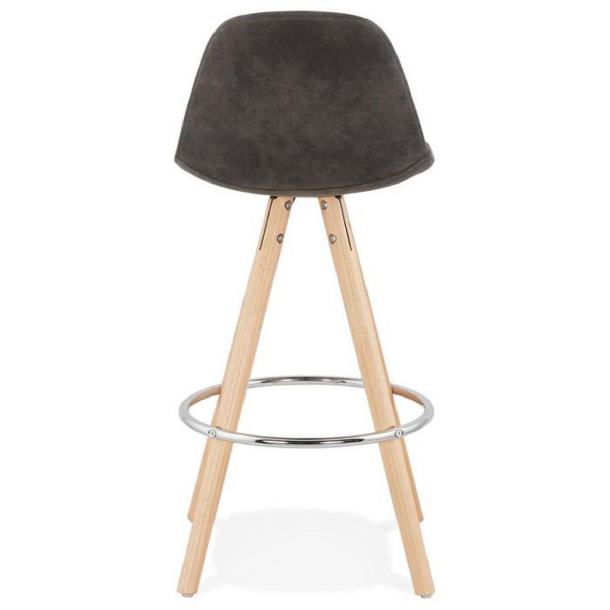 Paris Prix Tabouret de Bar Scandinave  Miro  87cm Gris & Naturel