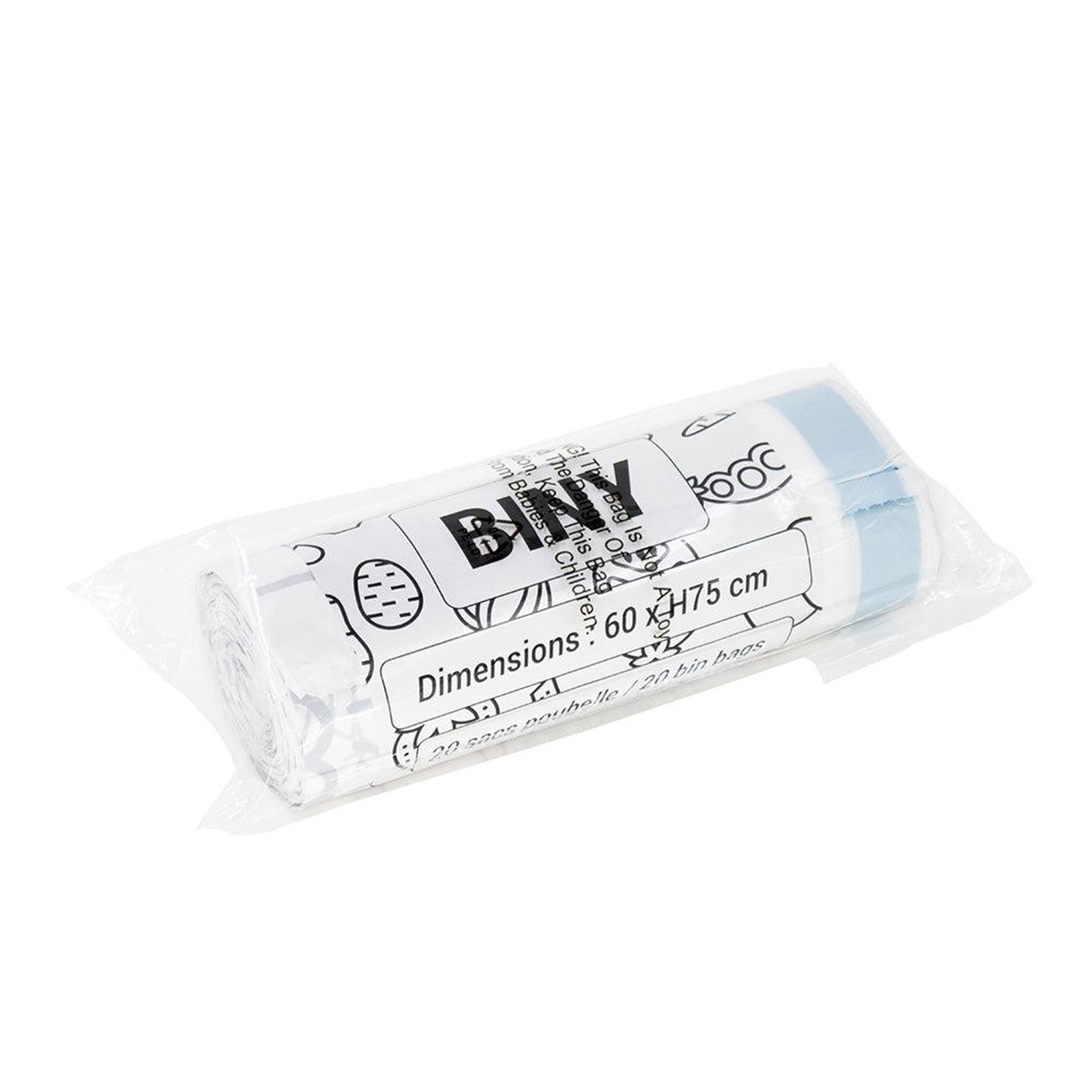 Voir la diapositive 4 : Kitchen move 20 sacs poubelles résistants 30l/50l - biny