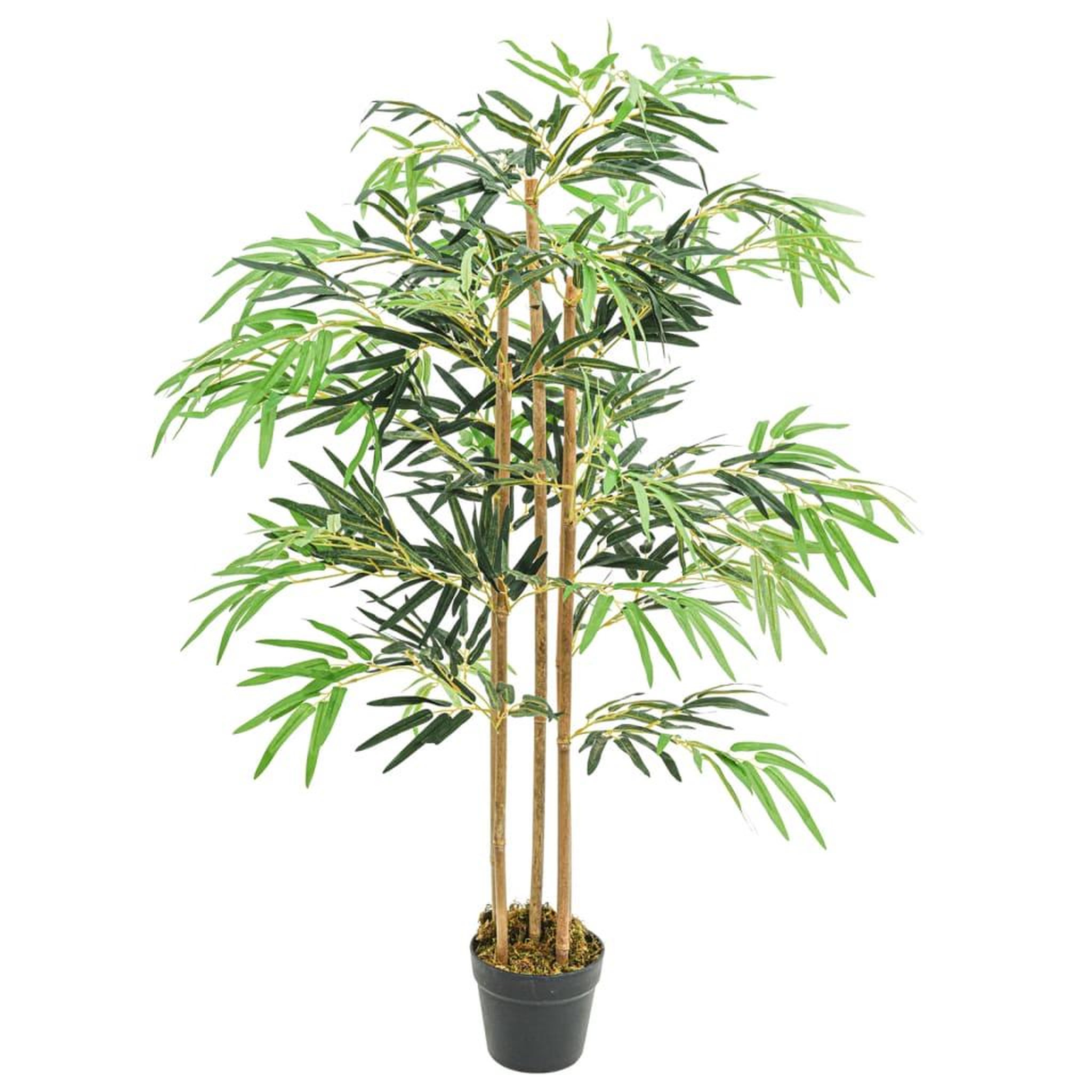 VIDAXL Bambou artificiel 730 feuilles 120 cm vert