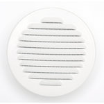 CENTRALE BRICO Grille d'aération aluminium laqué Diam.15 cm