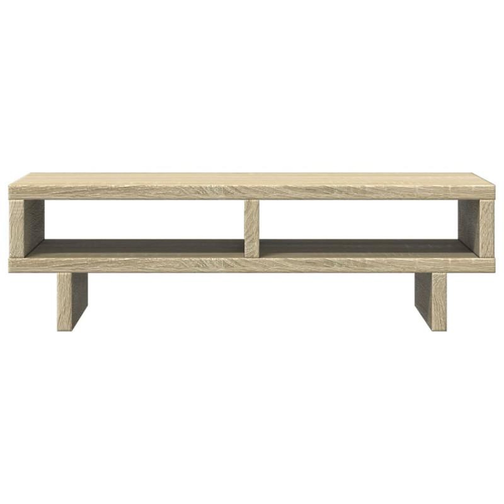 Voir la diapositive 4 : VIDAXL Support de moniteur chêne sonoma 50x27x15 cm bois d ingénierie