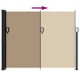 Voir la diapositive 5 : VIDAXL Auvent lateral retractable taupe 160x300 cm