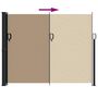 Voir la diapositive 5 : VIDAXL Auvent lateral retractable taupe 160x300 cm