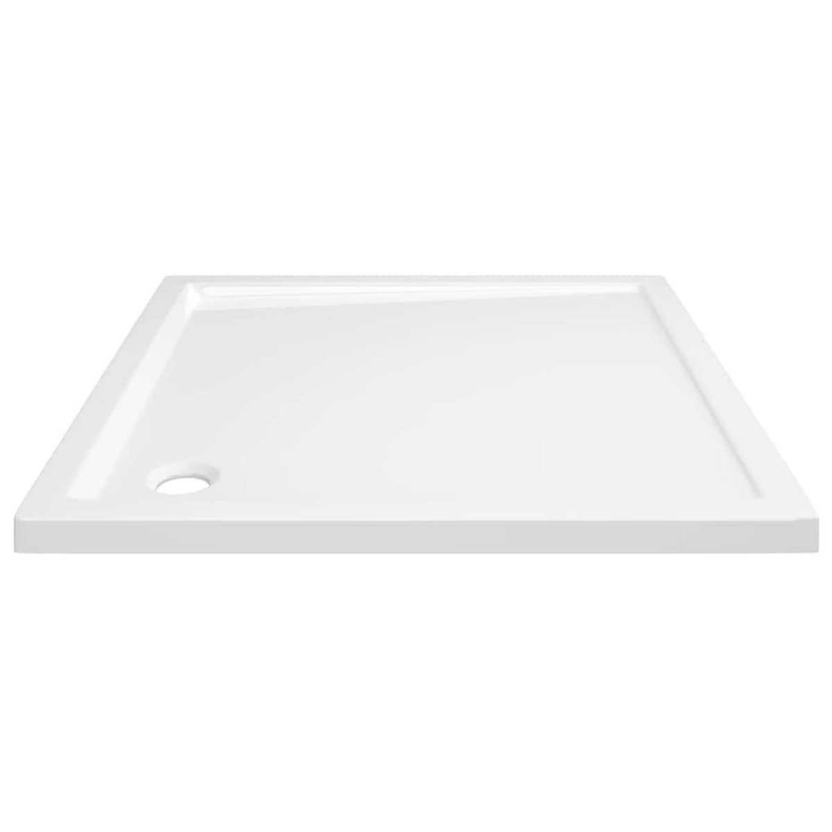 VIDAXL Receveur de douche carre ABS Blanc 80x80 cm