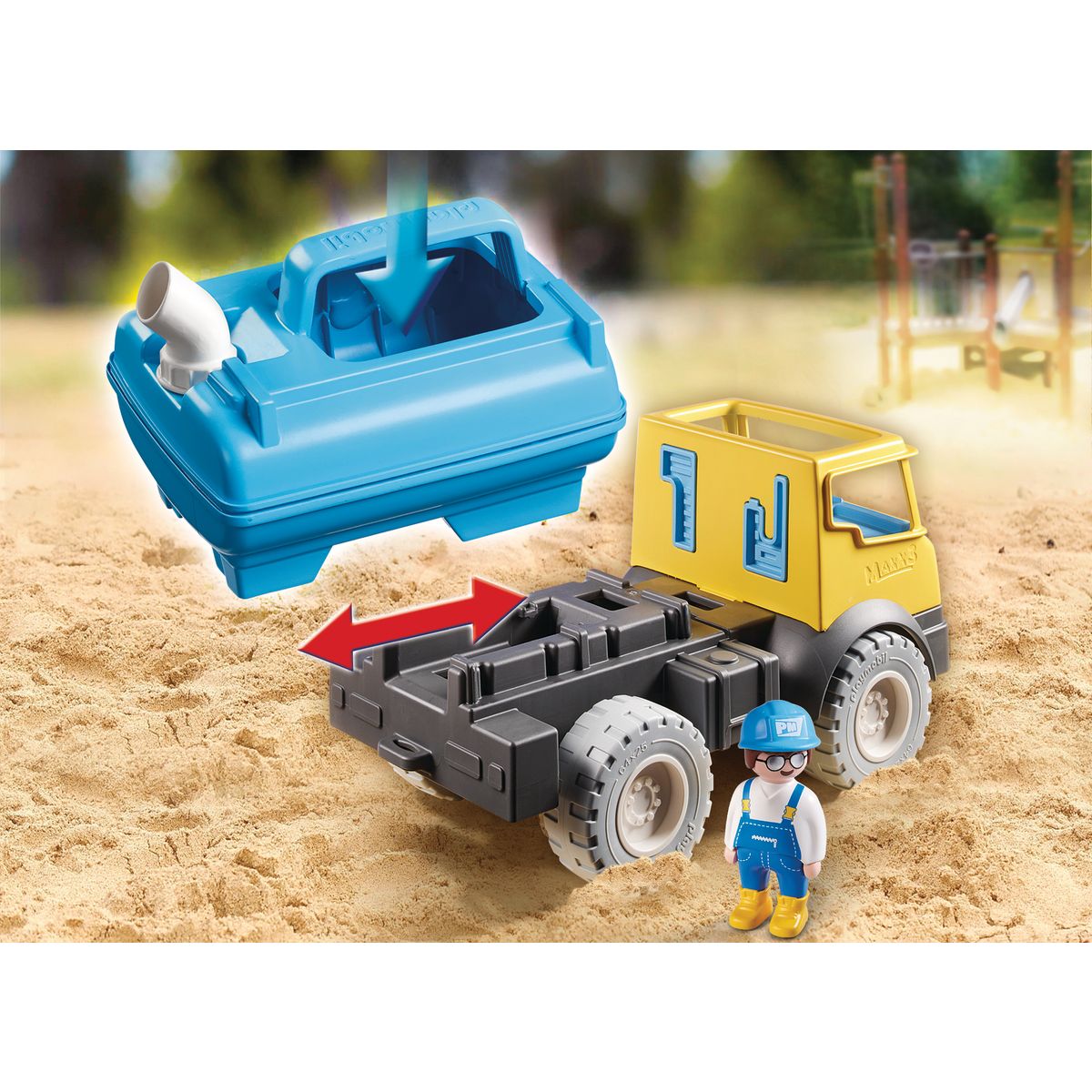 PLAYMOBIL 9144 - Sand - Camion citerne