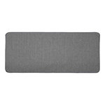 Paris Prix Tapis Déco Tissé Uni  Manea  45x120cm Gris