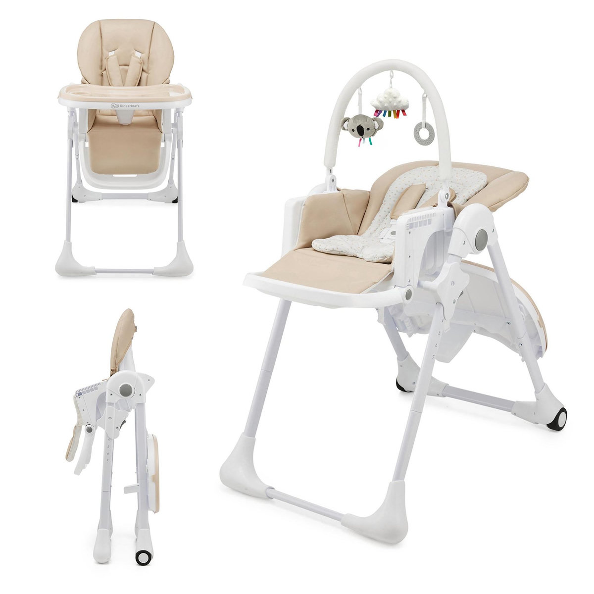 KINDERKRAFT Chaise haute 2en1 TUMMIE