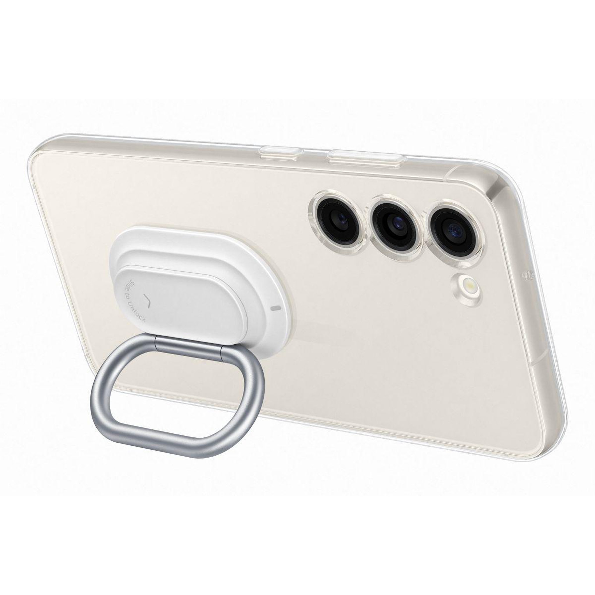 Voir la diapositive 3 : Samsung Coque s23 transparente support amovible