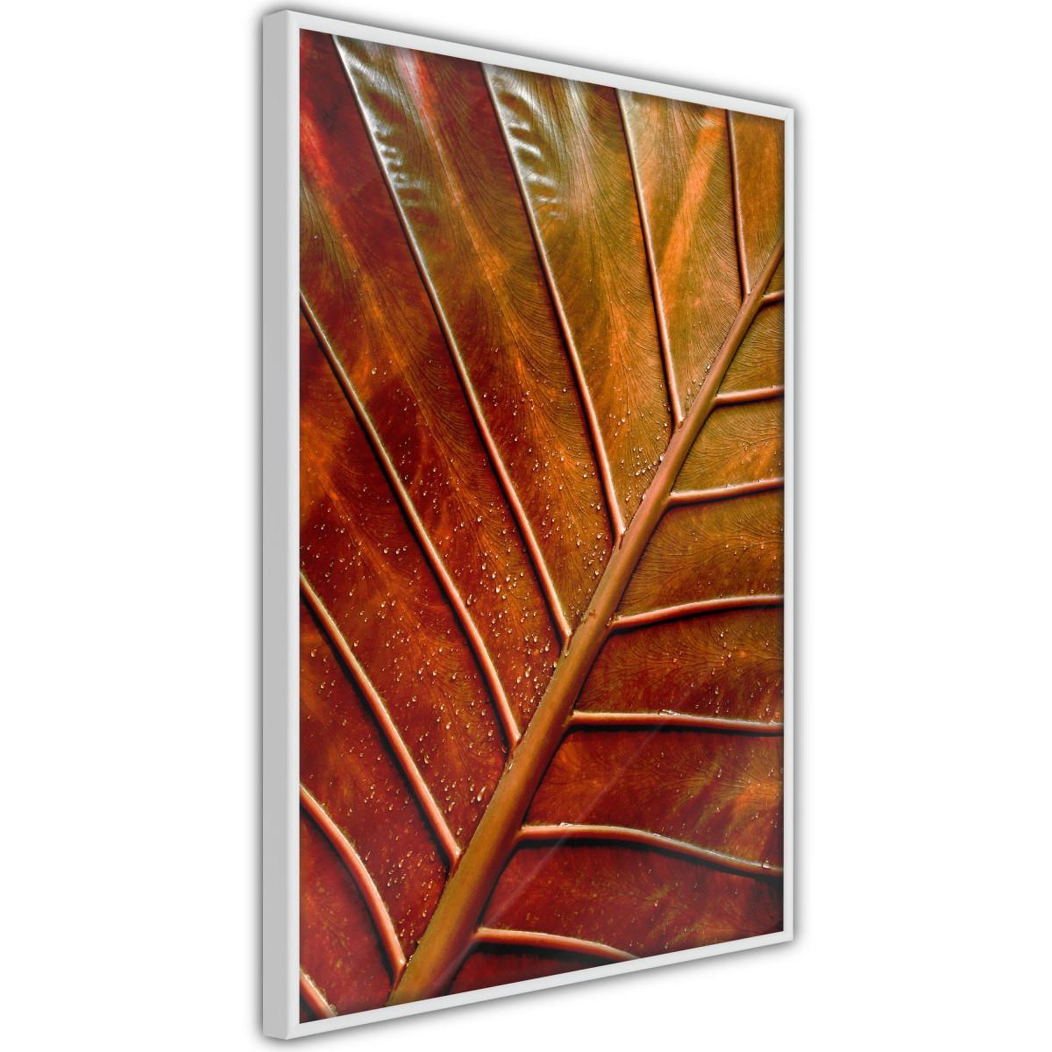 Paris Prix Affiche murale encadrée  bronze leaf