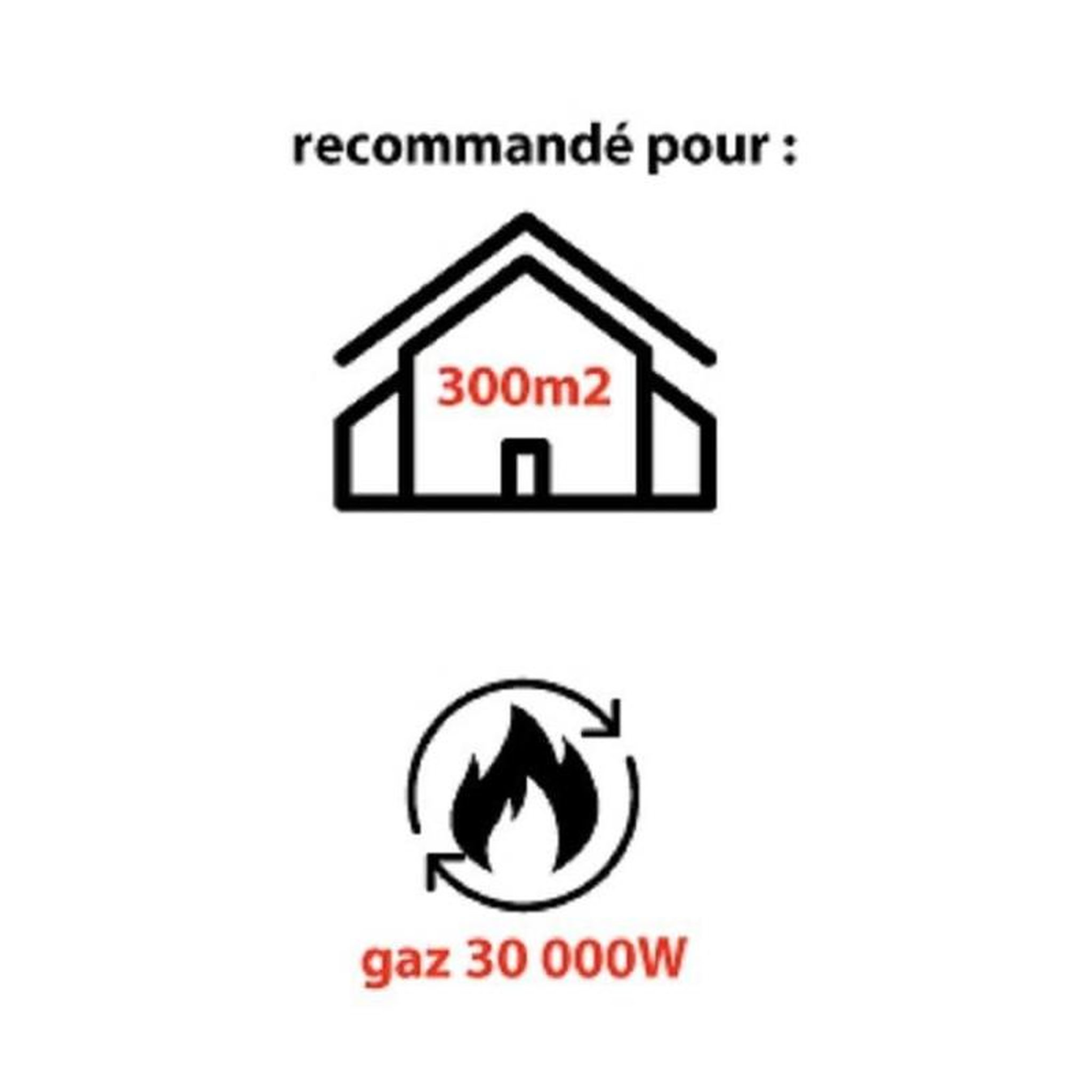 Voir la diapositive 2 : MECAFER Chauffage a gaz infrableu MECAFER - MH30000G - 30000 W - Compatible butane et propane
