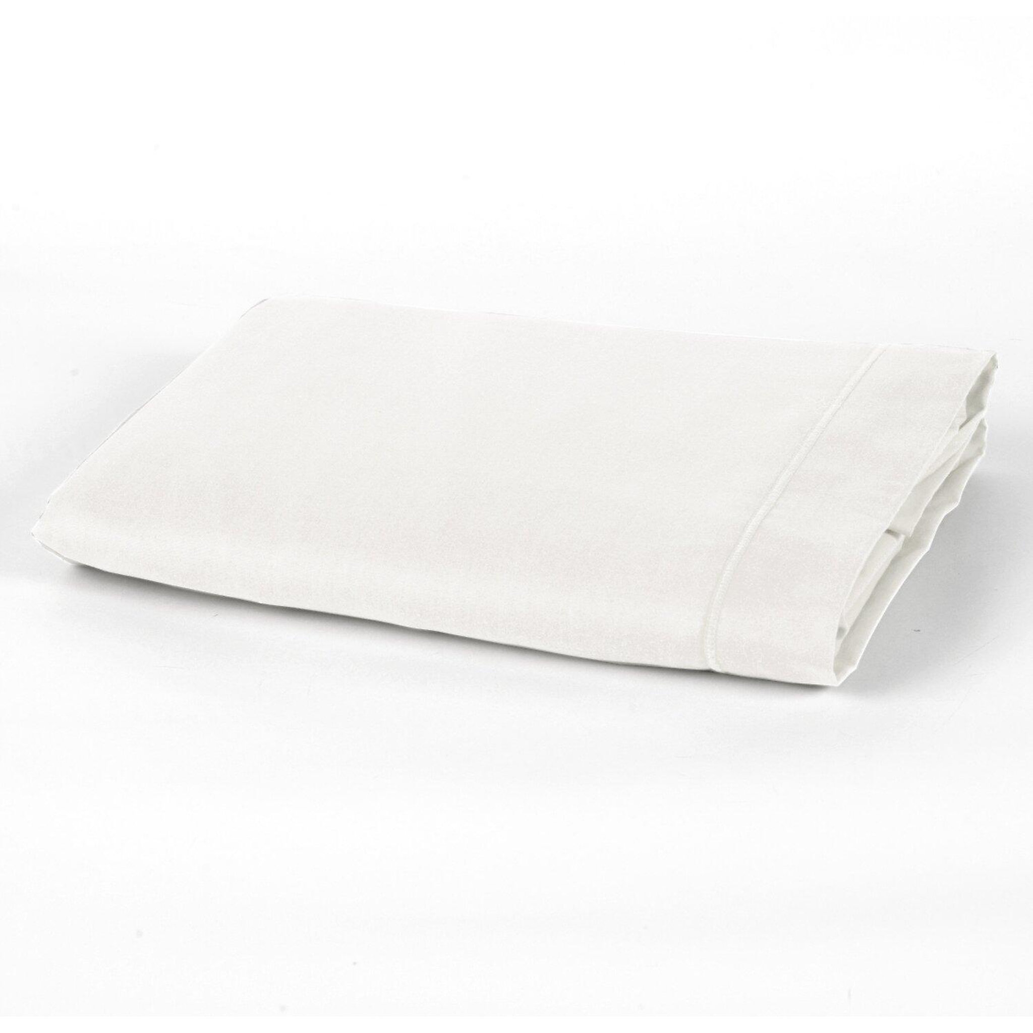 Voir la diapositive 1 : Home collection Drap 2 Pers 240x300 De Coton-bambou - Bambou Blanc