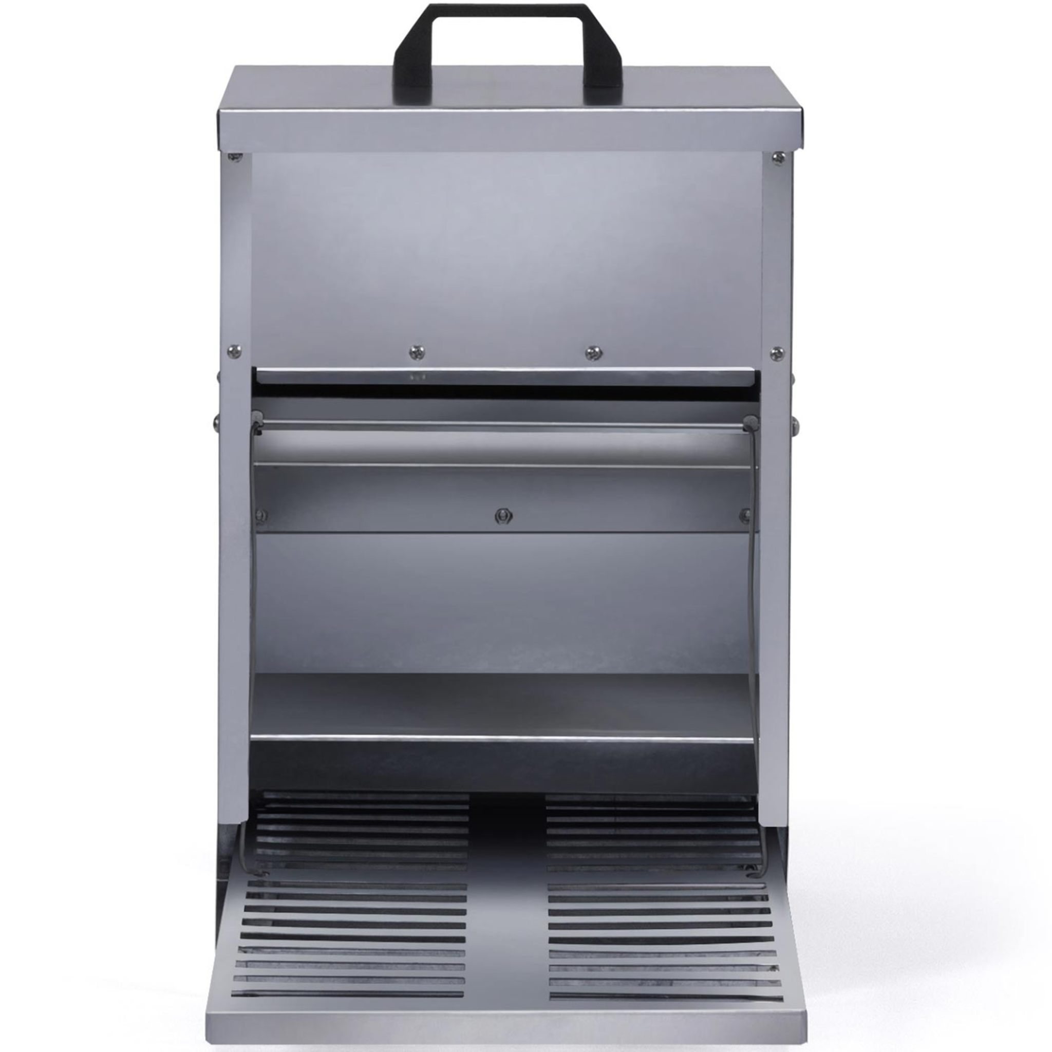 Voir la diapositive 3 : ID MARKET Mangeoire à pédale pour poules distributeur automatique 5 kg anti-nuisibles