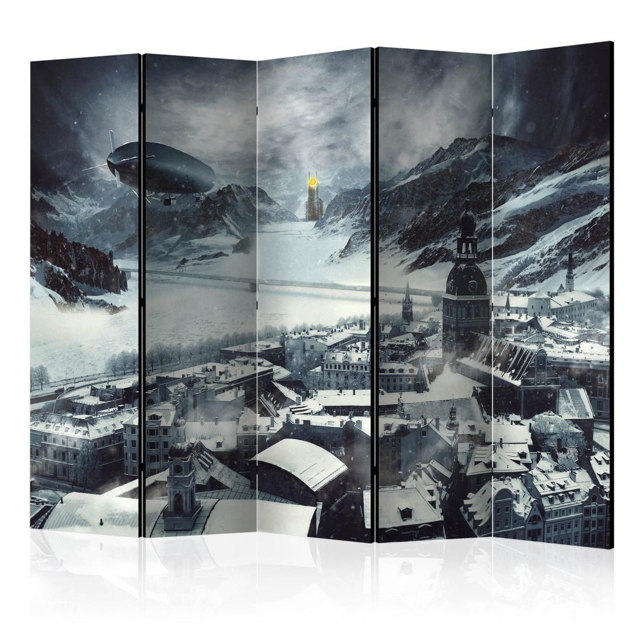 Paris Prix Paravent 5 volets  winter in riga  172x225cm