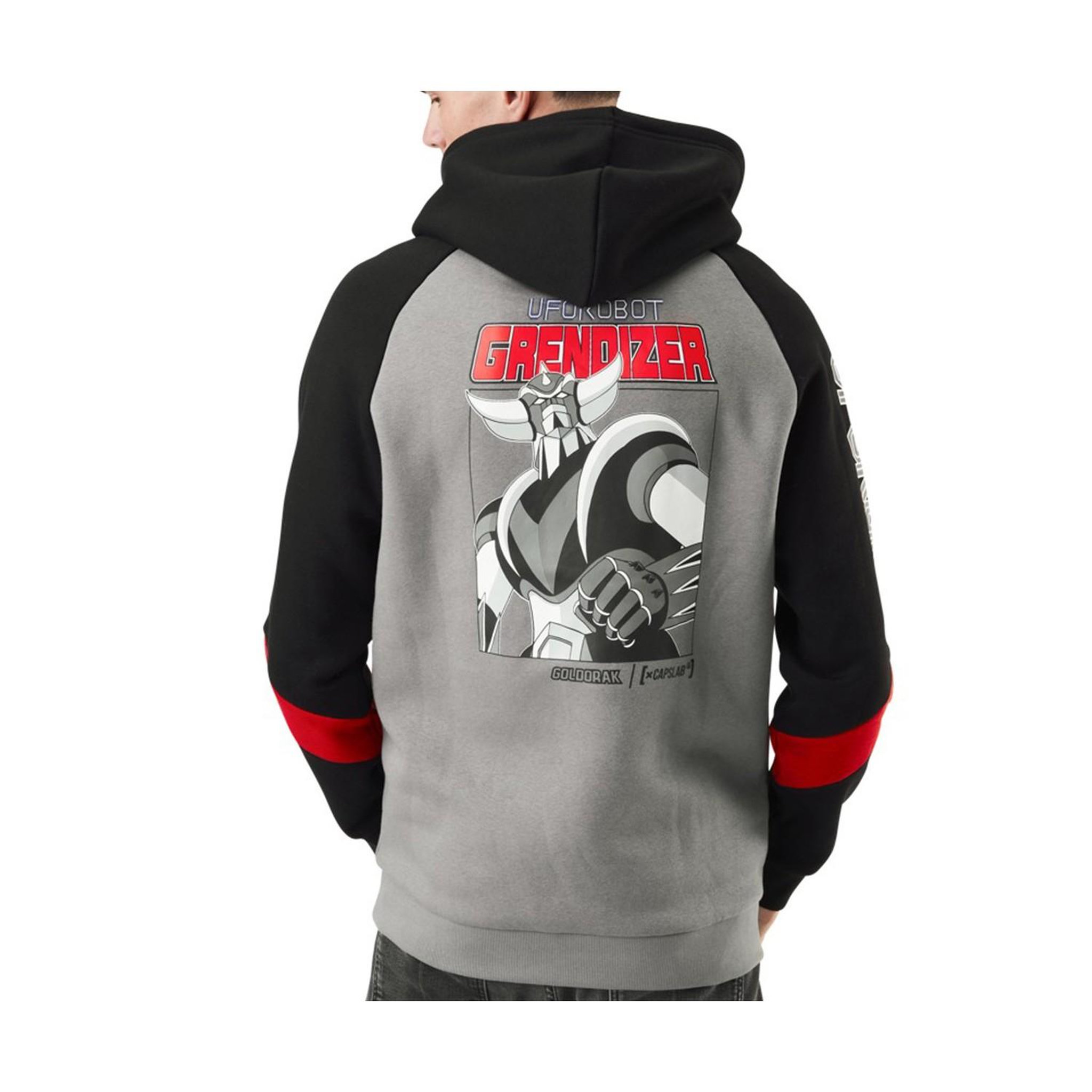 Voir la diapositive 1 : CAPSLAB Sweat à capuche homme Goldorak