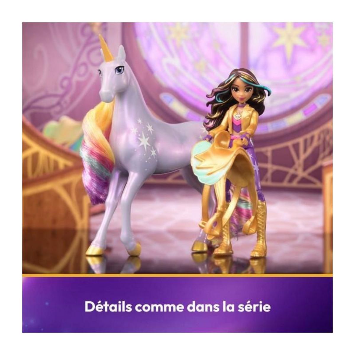 Spin Master SPIN MASTER COFFRET LICORNE ET POUPEE WILDSTAR ET SOPHIA Unicorn Academy