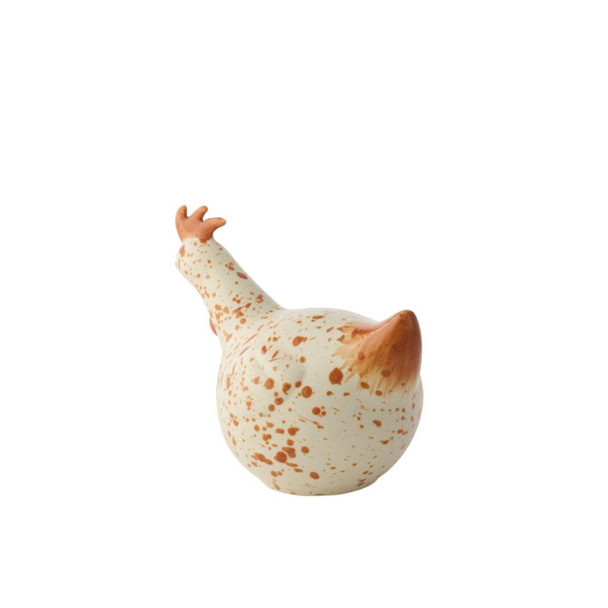 Paris Prix Statuette Coque en Céramique  Garth  23cm Blanc