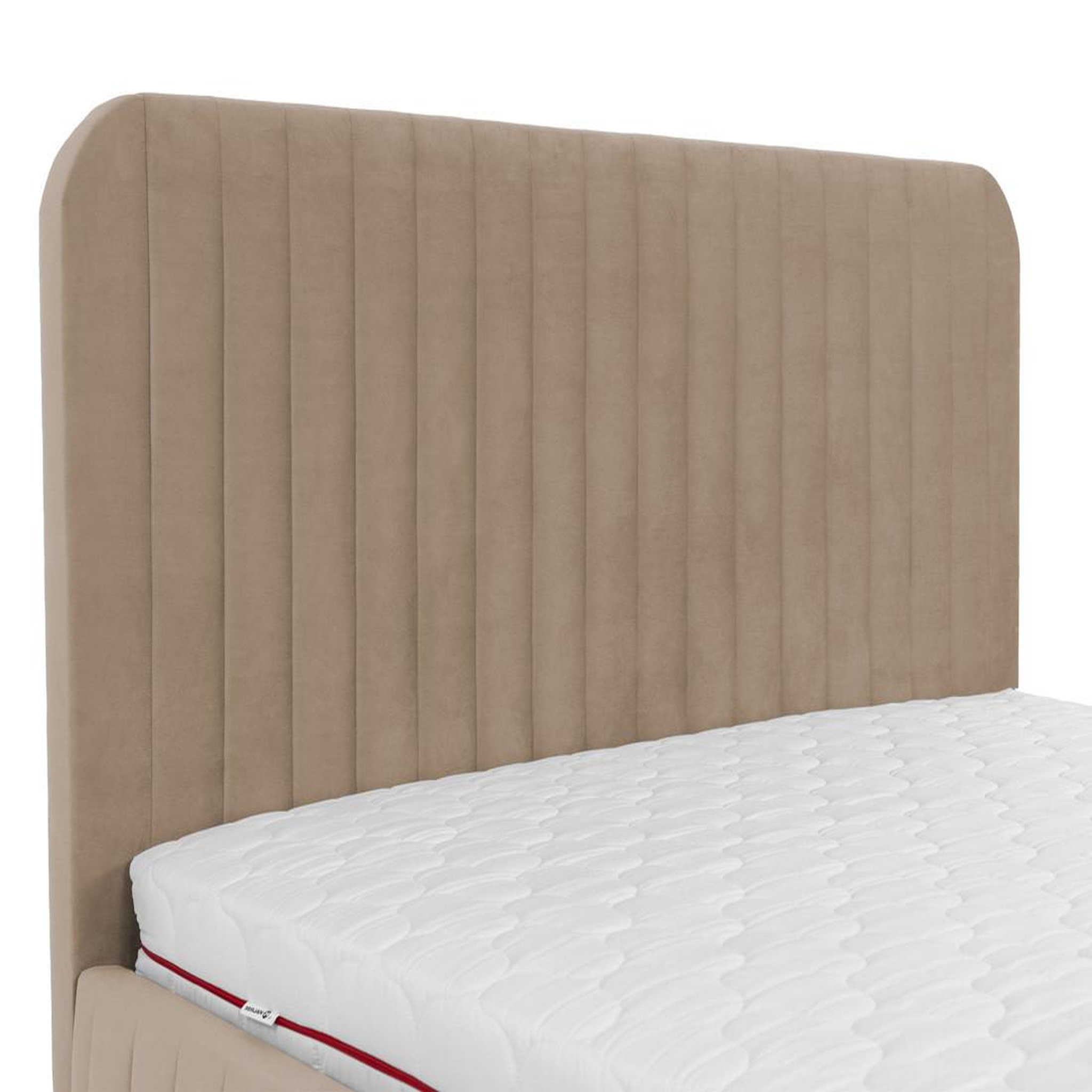 Voir la diapositive 3 : BEST MOBILIER Stuart - lit coffre - 180x200 cm - sommier inclus - en velours