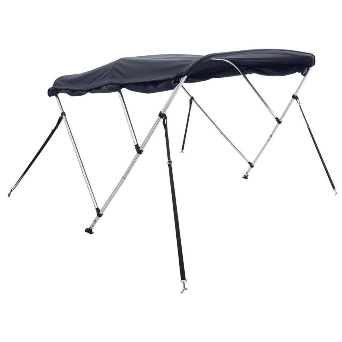 VIDAXL Toit bimini a 3 arceaux parois laterales 183x(154-167)x137 cm