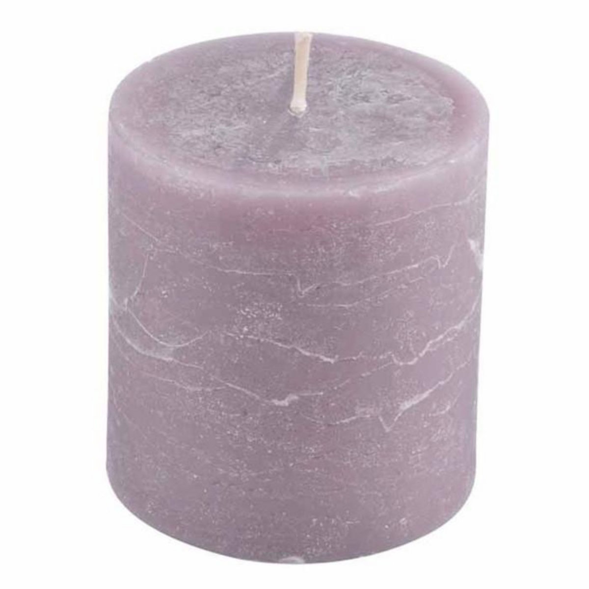 Paris Prix Bougie Déco Pilier  Rustique  7cm Taupe