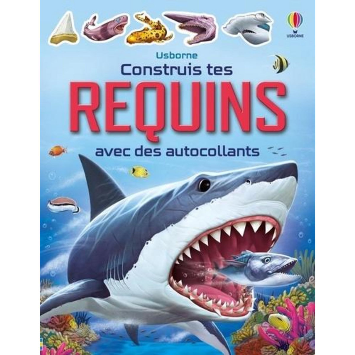 CONSTRUIS TES REQUINS AVEC DES AUTOCOLLANTS, Studios Gong