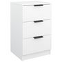 Voir la diapositive 2 : VIDAXL Table de chevet Blanc 40x36x65 cm