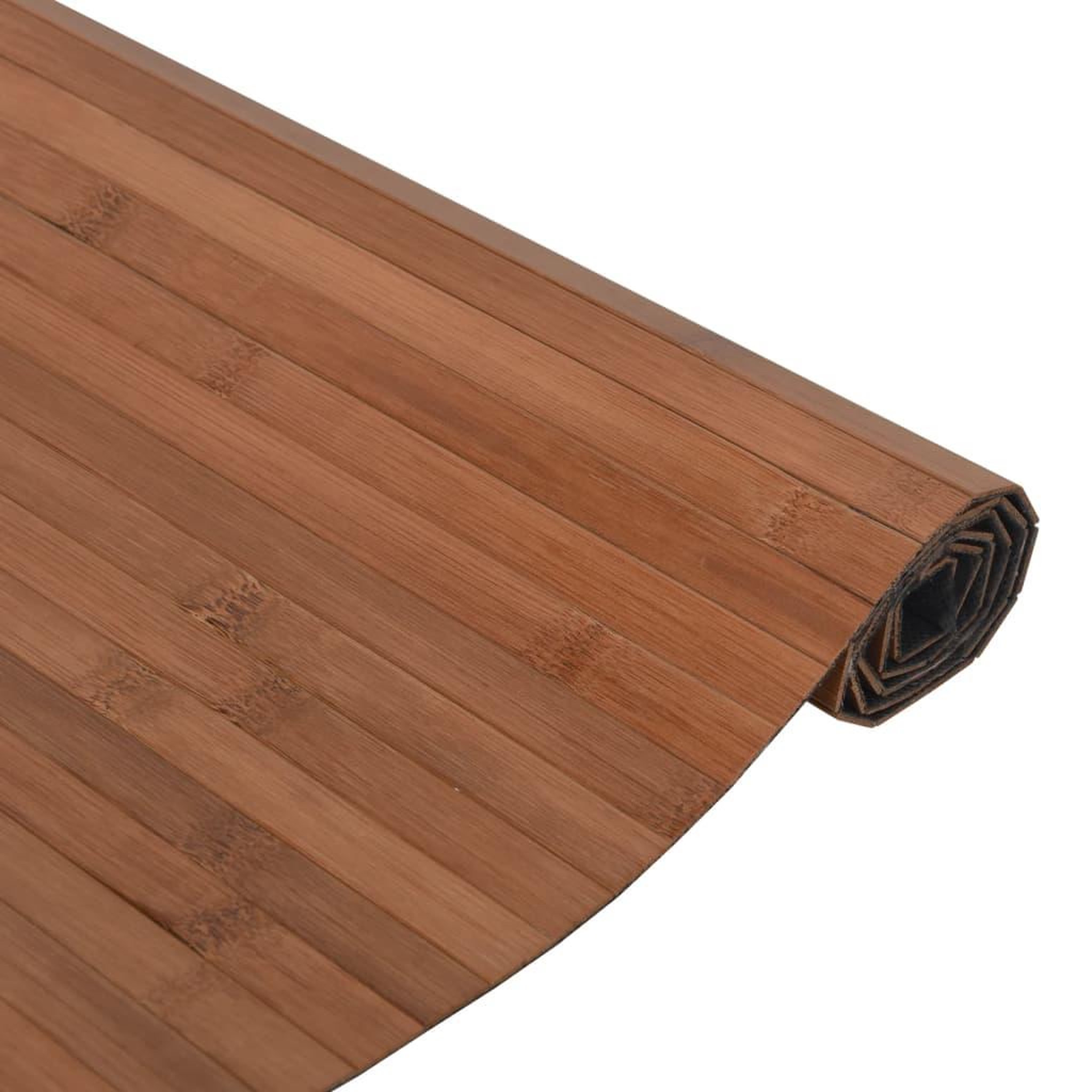Voir la diapositive 4 : VIDAXL Tapis rectangulaire marron 60x200 cm bambou