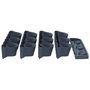 Voir la diapositive 5 : VIDAXL Ensemble de jardinieres verticales 12 pcs Anthracite PP