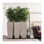 Voir la diapositive 5 : LECHUZA Cubico alto Premium 40 - Kit complet, taupe brillant 105 cm