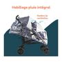 Voir la diapositive 2 : BAMBISOL Poussette canne double BAMBISOL - 6-36 mois pour le siege avant (max 15 kg) et de 0-36 mois (max 15 kg) pour le siege arriere