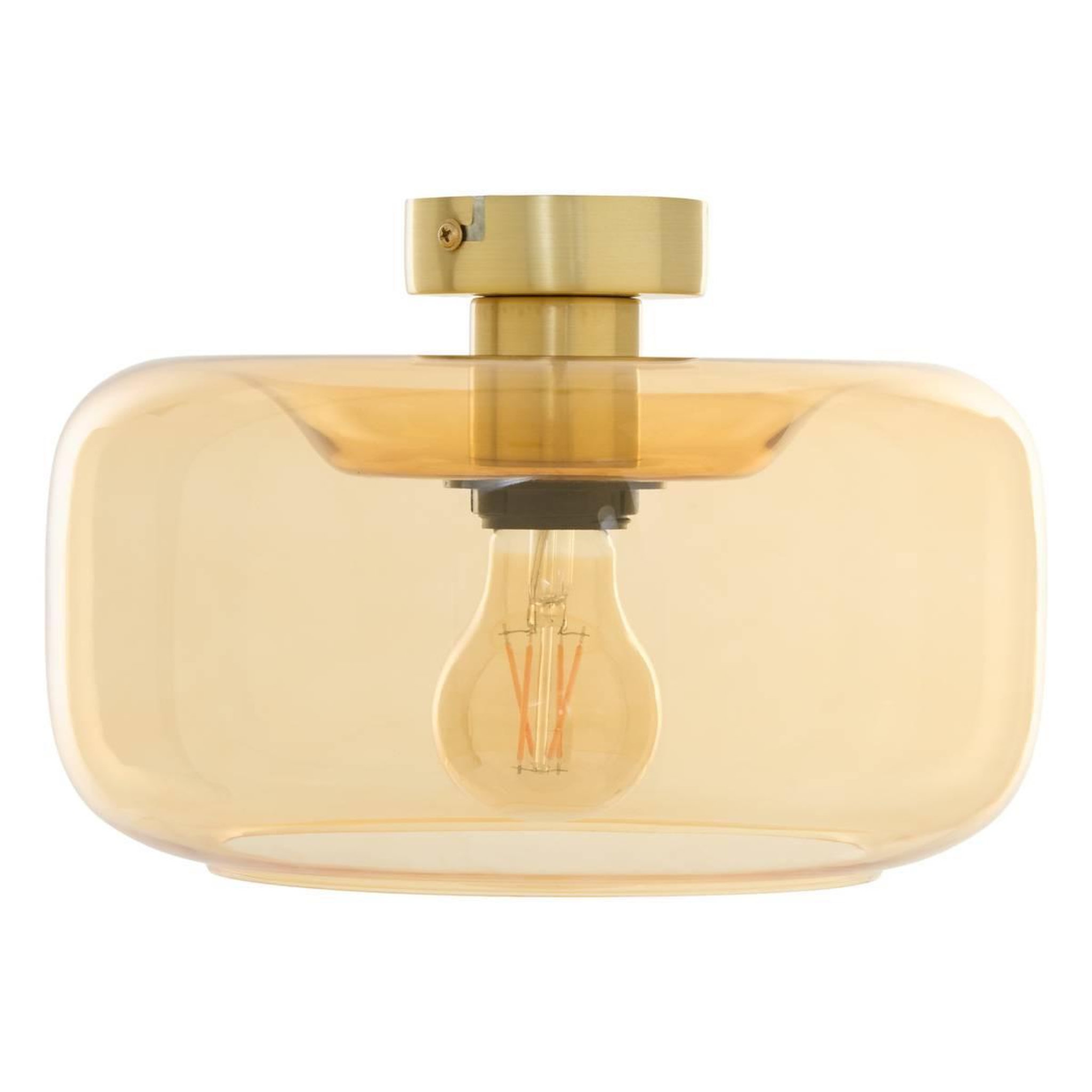 ATMOSPHERA Plafonnier Applique en Verre  Ophia  26cm Doré